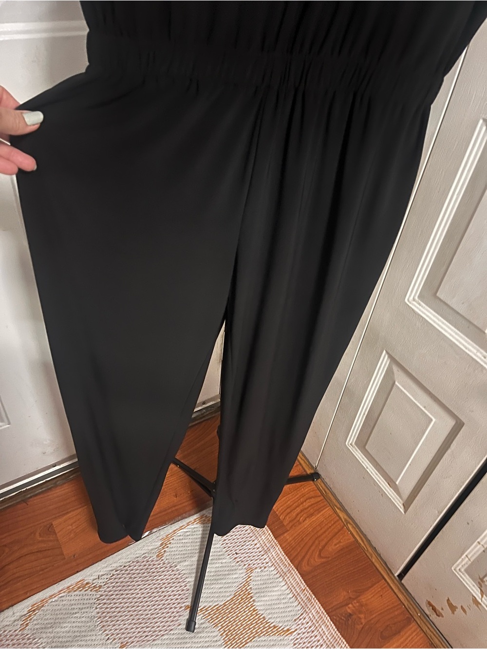 Chico's Black V-Neck jumpsuit